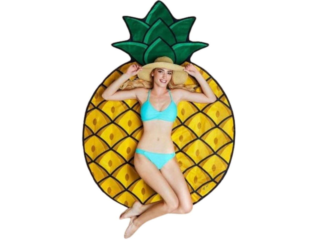 אננס לונגים לחוף בצורת מאכלים