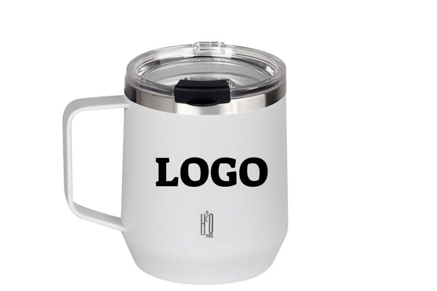 ללא מארז / לבן כוס תרמית ממותגת