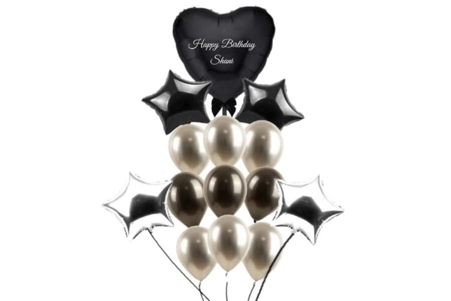 זר בלונים עם מיתוג אישי