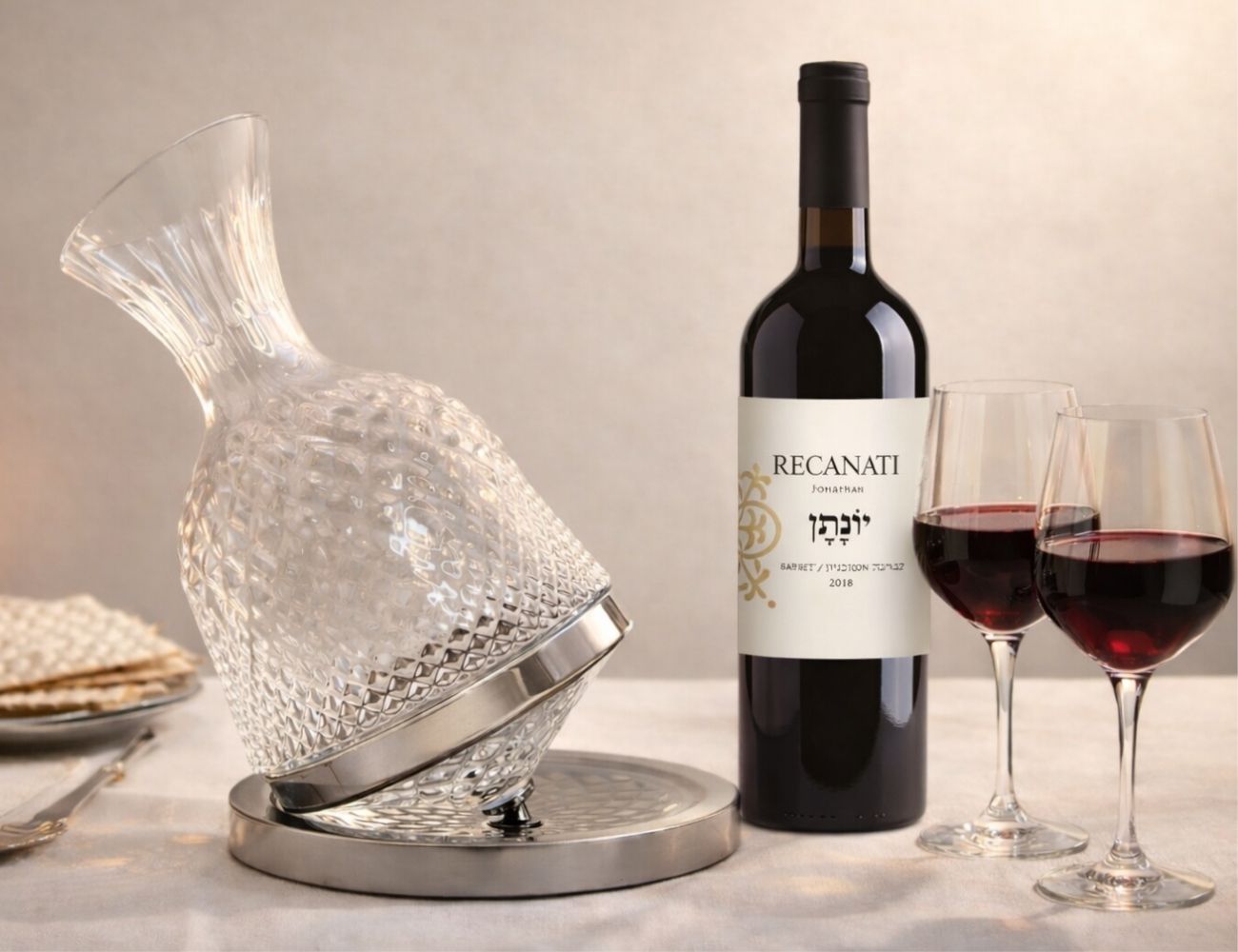 דיקנטר יין יוקרתי