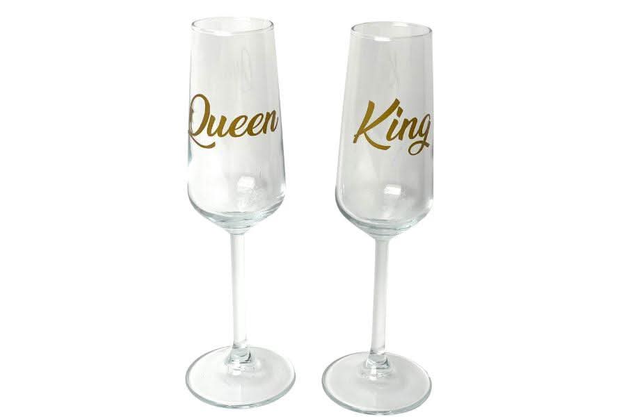 זוג כוסות שמפנייה כוסות שמפנייה קריסטל