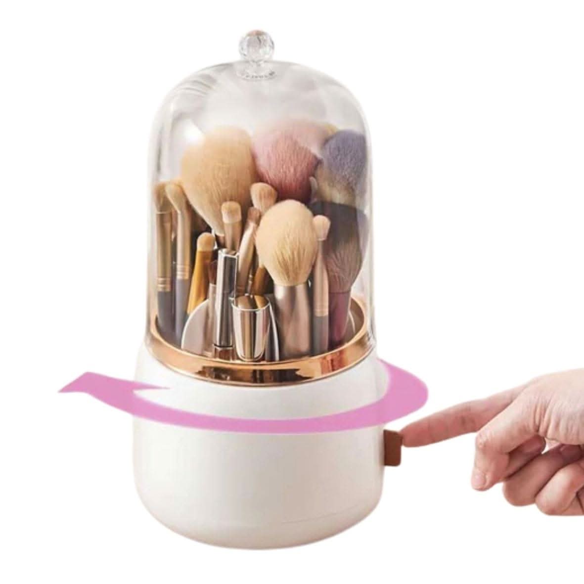 אירגונית איפור מסתובבת