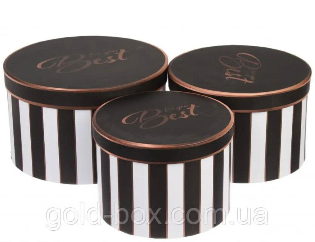 קופסאות בצורת עיגול