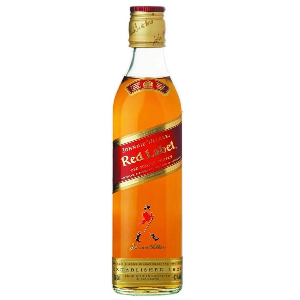 ללא מארז וויסקי רד לייבל 200 מ״ל