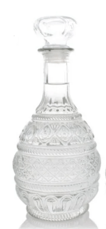 בקבוק זכוכית דקורטיבי ליין