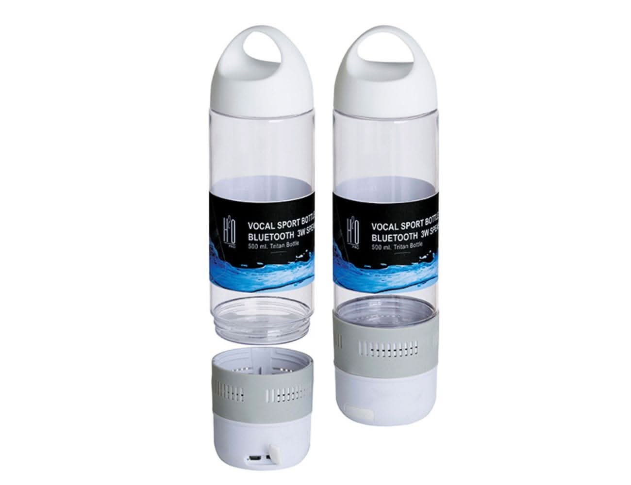 בקבוק תרמי עם רמקול בלוטוס