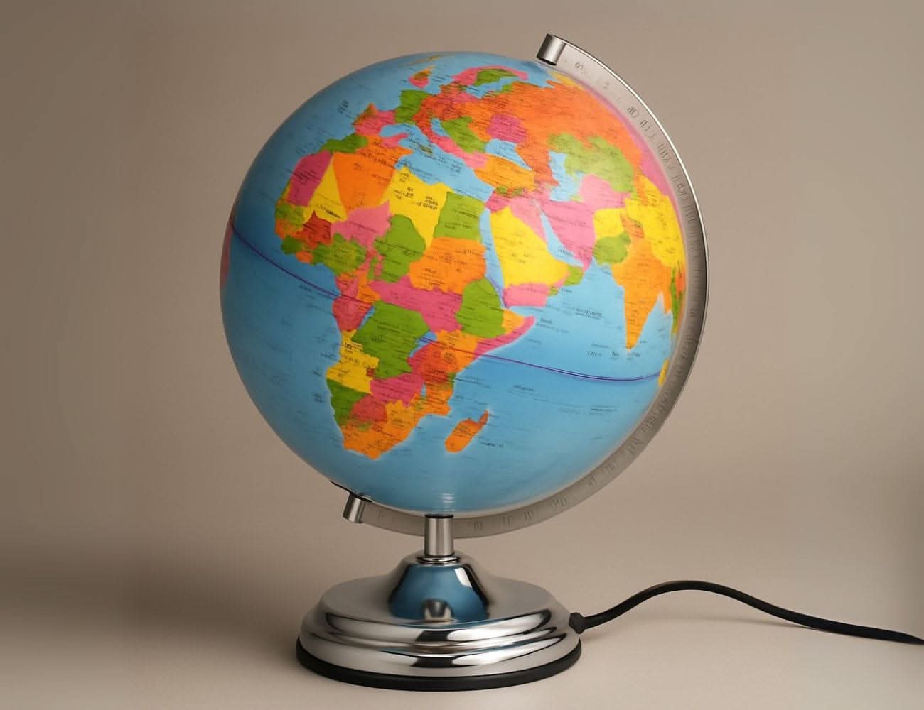 גלובוס מואר בעברית