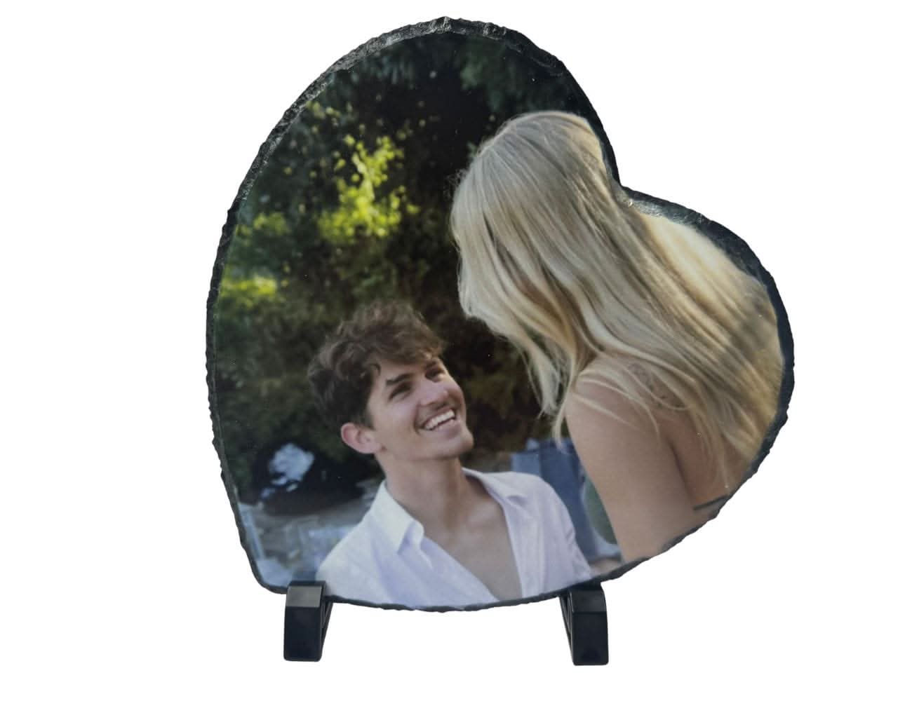 ללא מארז מארז בלוק אבן בזלת בצורת לב