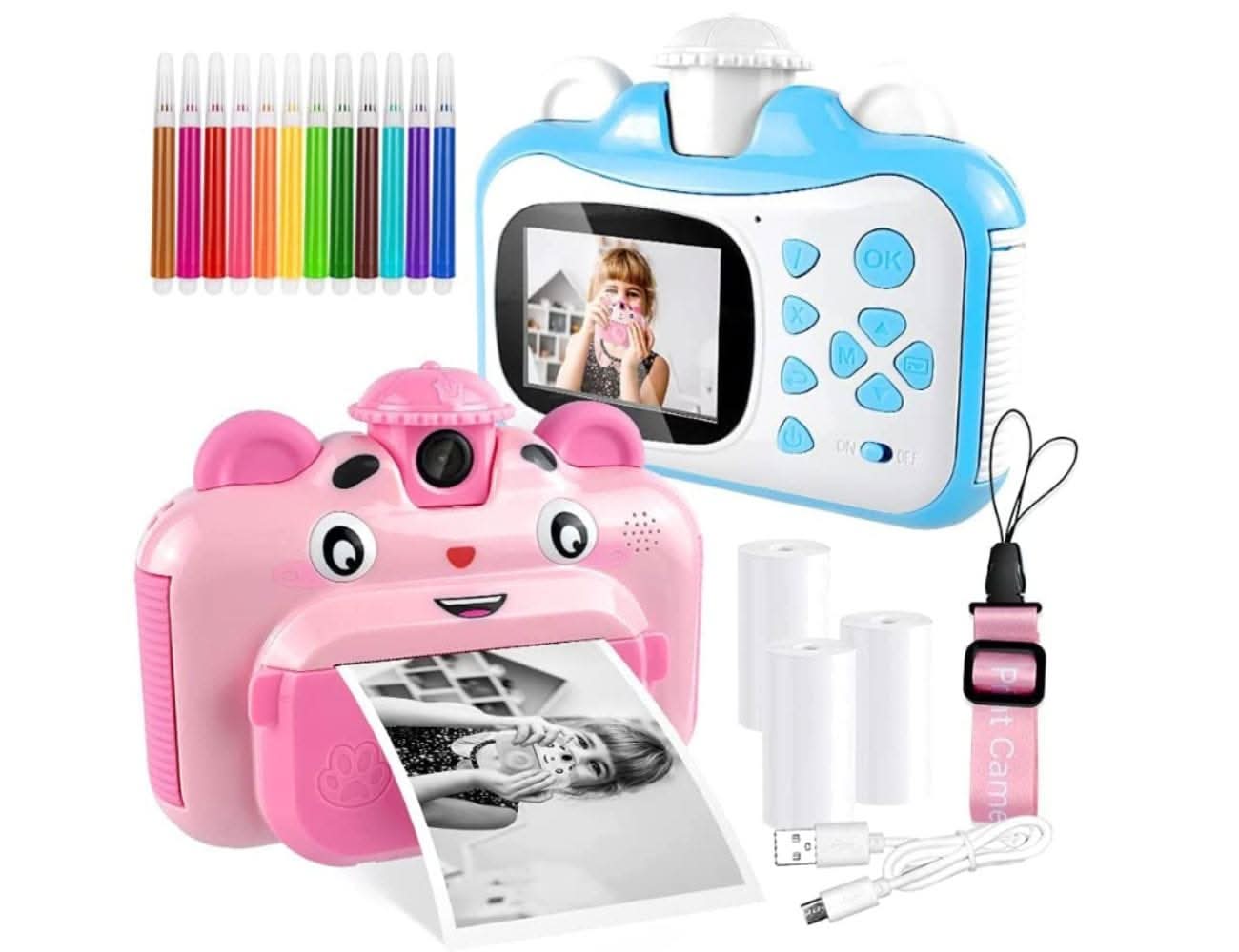 מצלמה מדפיסה לילדים