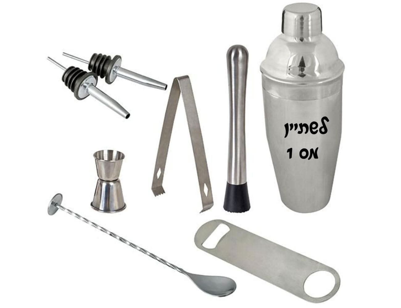 ללא מארז שייקר קוקטיילים