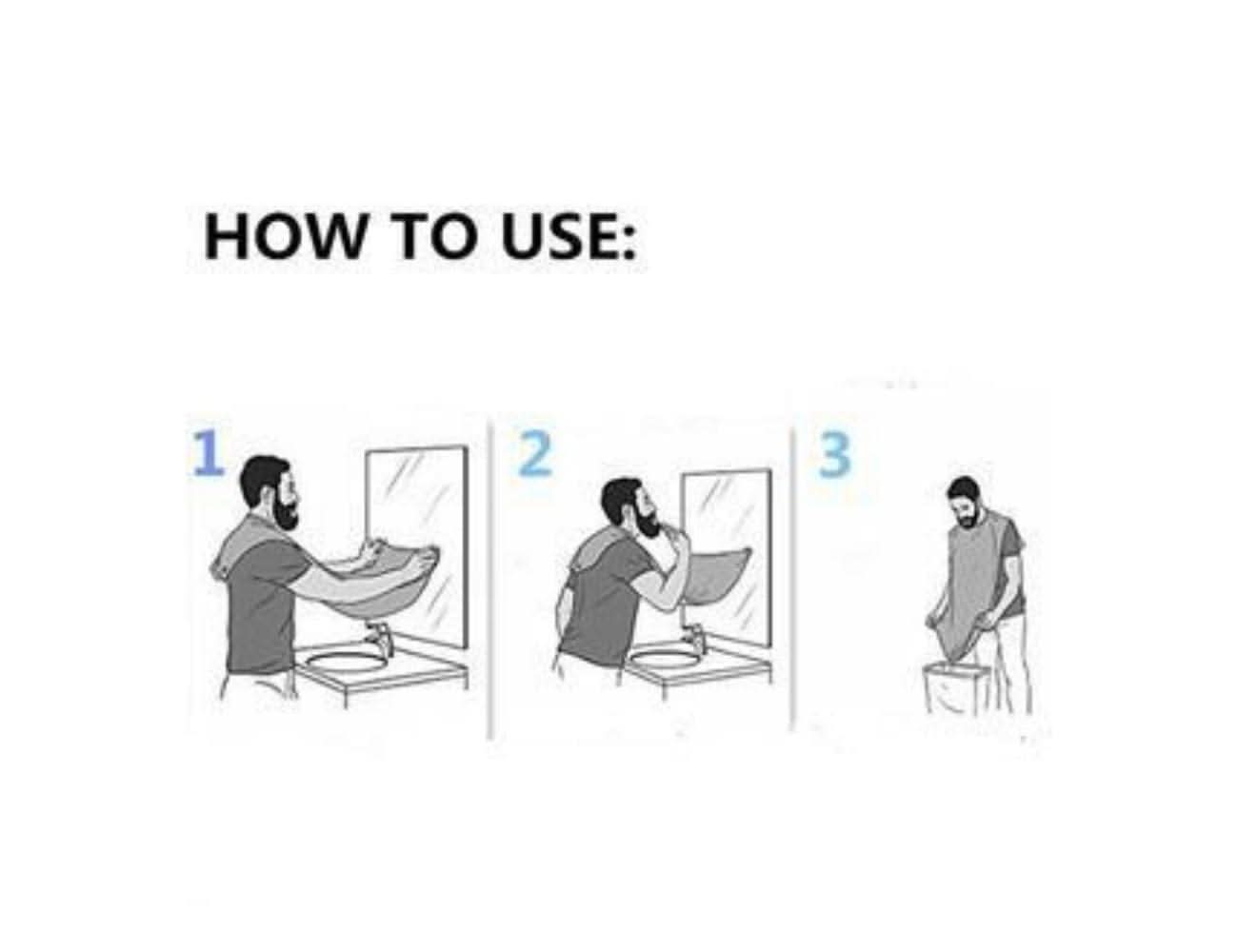 סינר גילוח לגבר