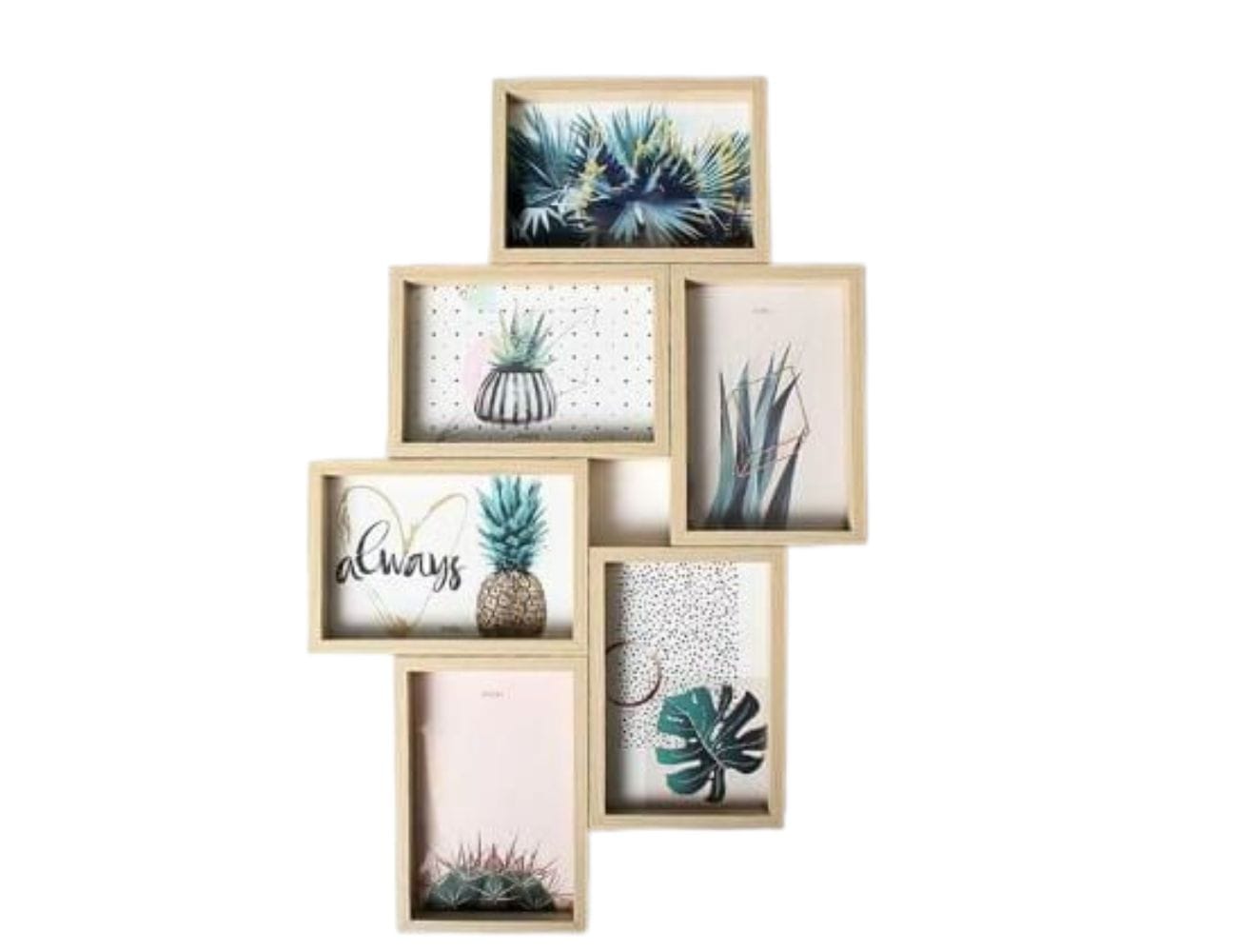 6 תמונות מסגרת קולאז 4/6/10 תמונות