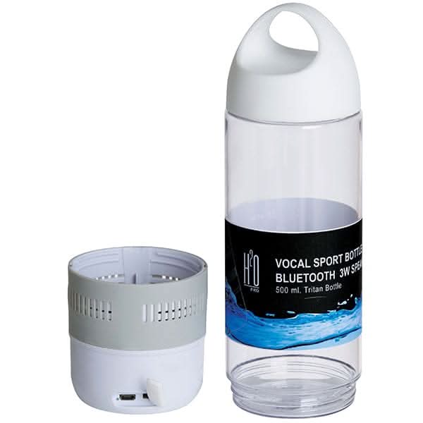 בקבוק תרמי עם רמקול בלוטוס