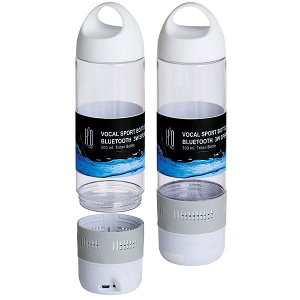 בקבוק תרמי עם רמקול בלוטוס