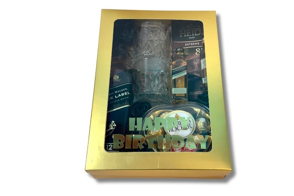 מארז וויסקי בלק לייבל יוקרתי