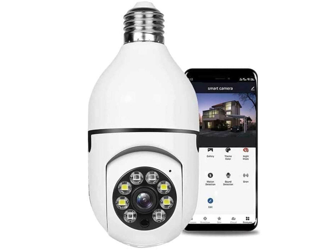 מצלמת אבטחה בצורת נורה