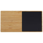 משטח עץ חכם – חימום קפה + טעינה אלחוטית