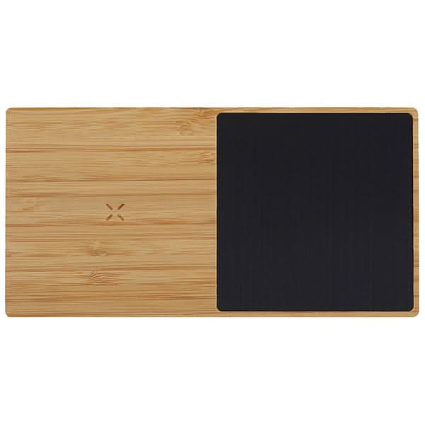 משטח עץ חכם – חימום קפה + טעינה אלחוטית