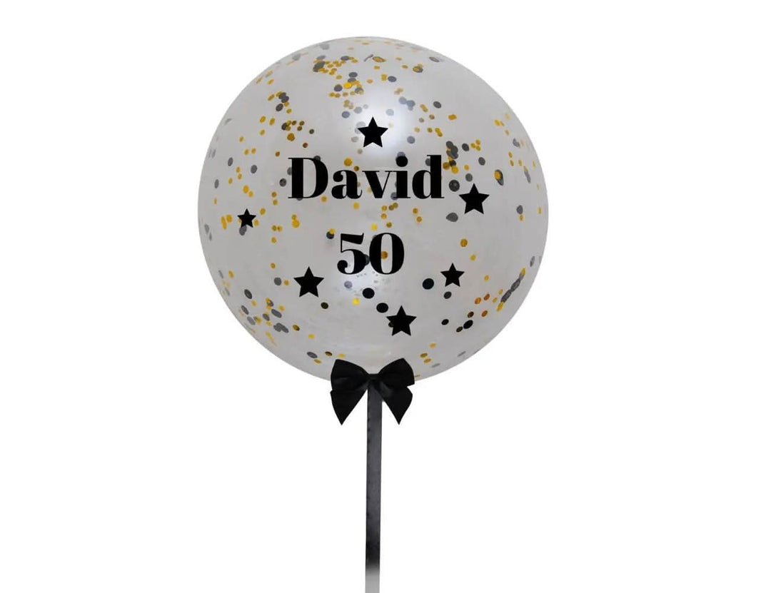 זהב בלון עם כיתוב אישי