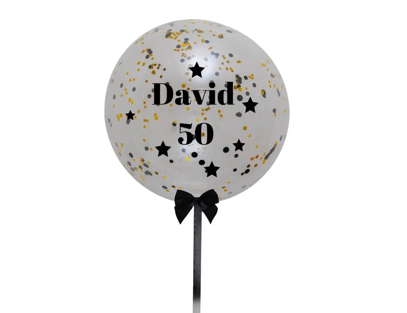 זהב בלון עם כיתוב אישי