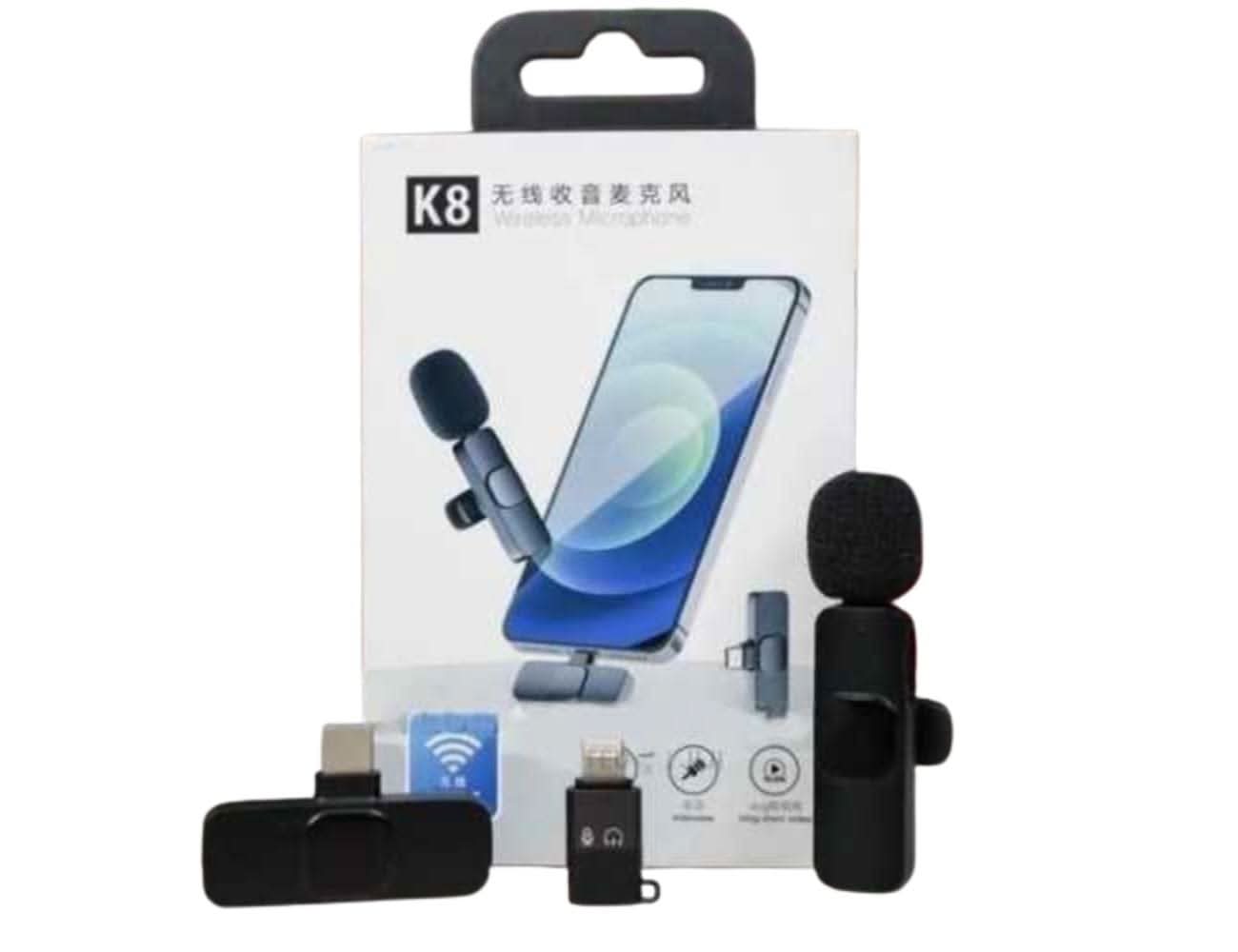 עם מתאם לאייפון / ללא מארז מיקרופון לטלפון