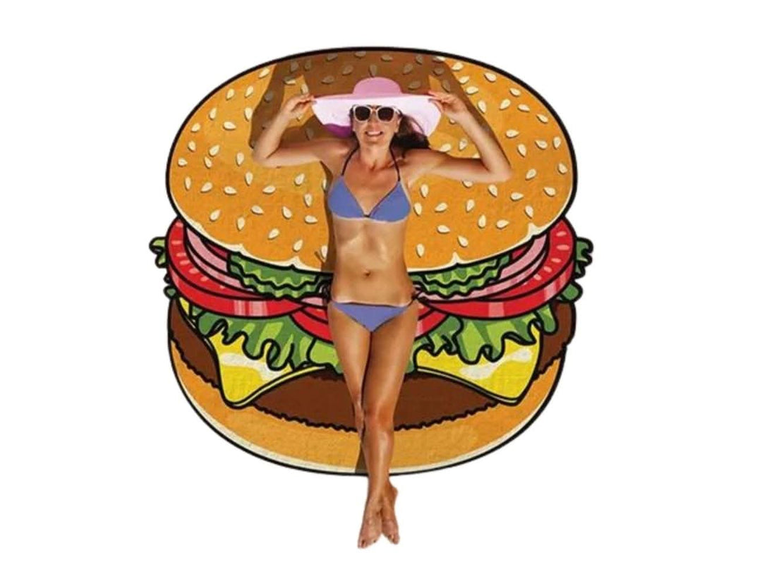 המבורגר לונגים לחוף בצורת מאכלים