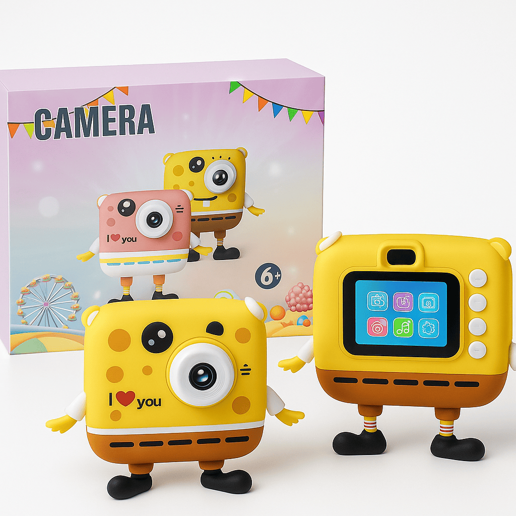 מצלמה דיגיטלית לילדים בובספוג