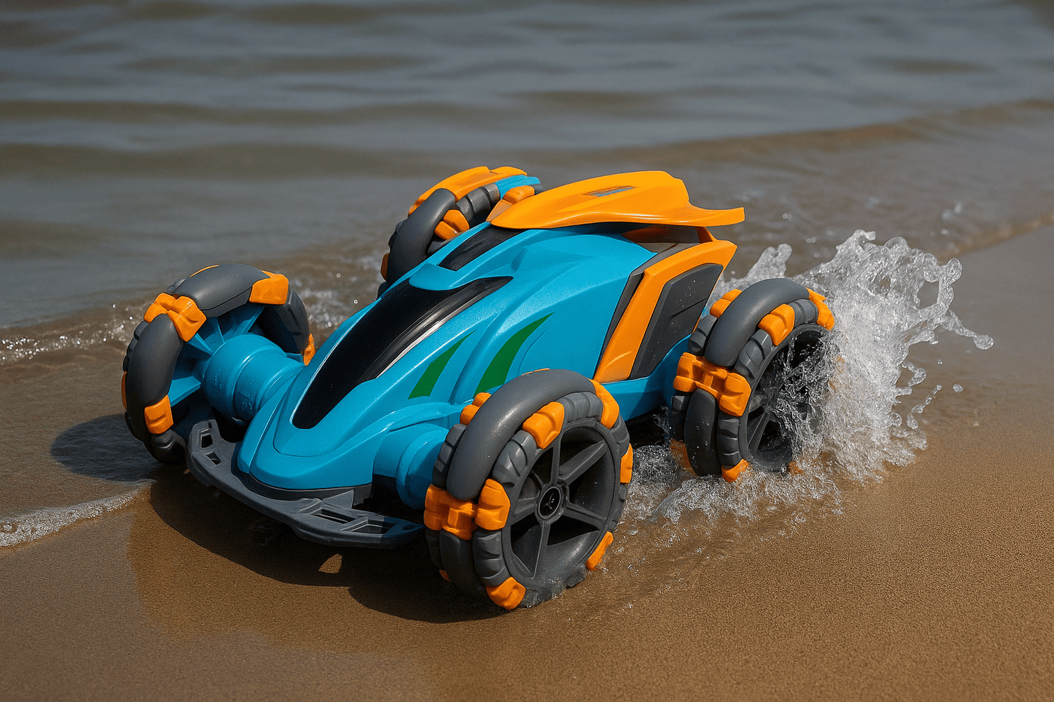 מכונית דריפטים על שלט