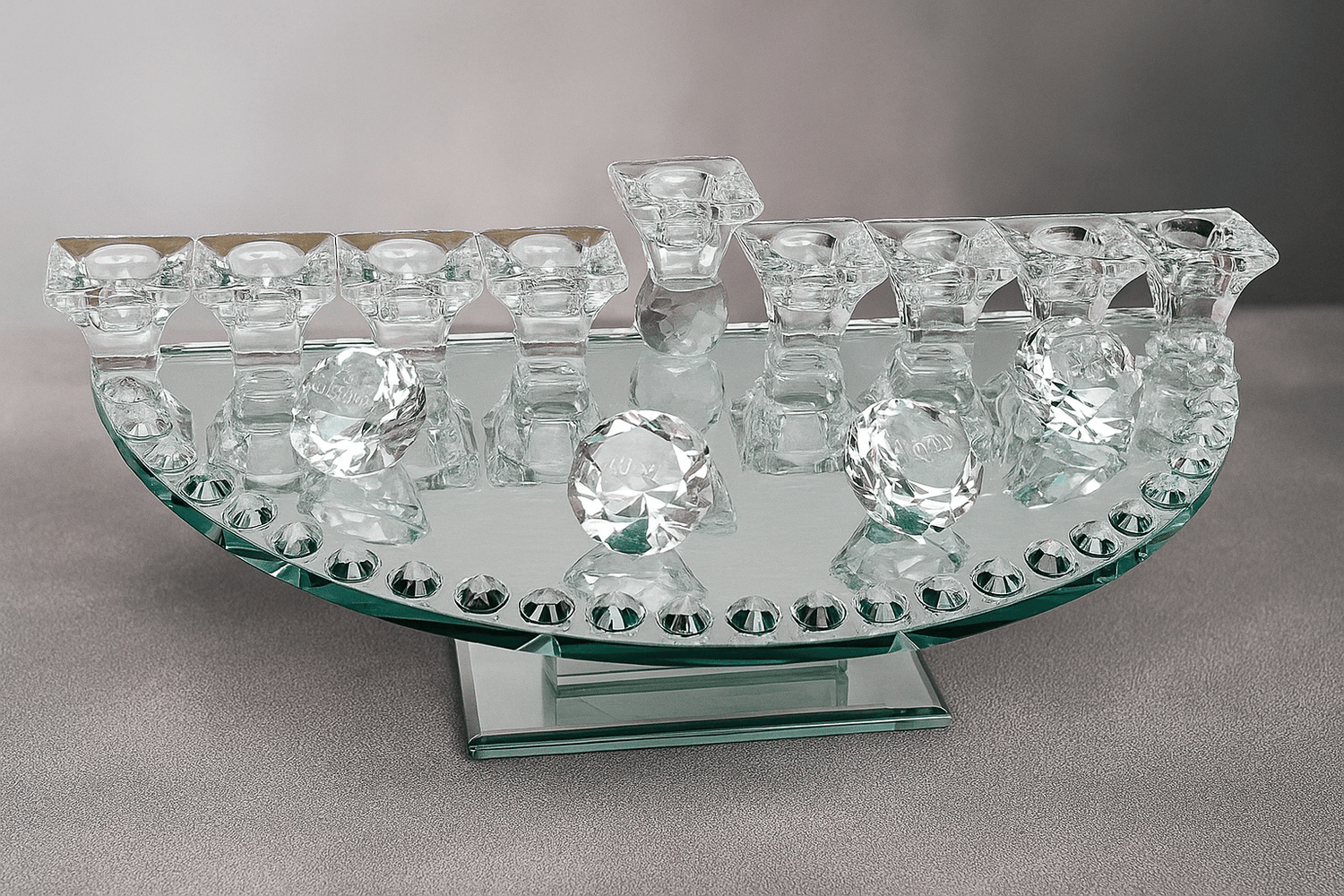 חנוכיית קריסטל מהודרת