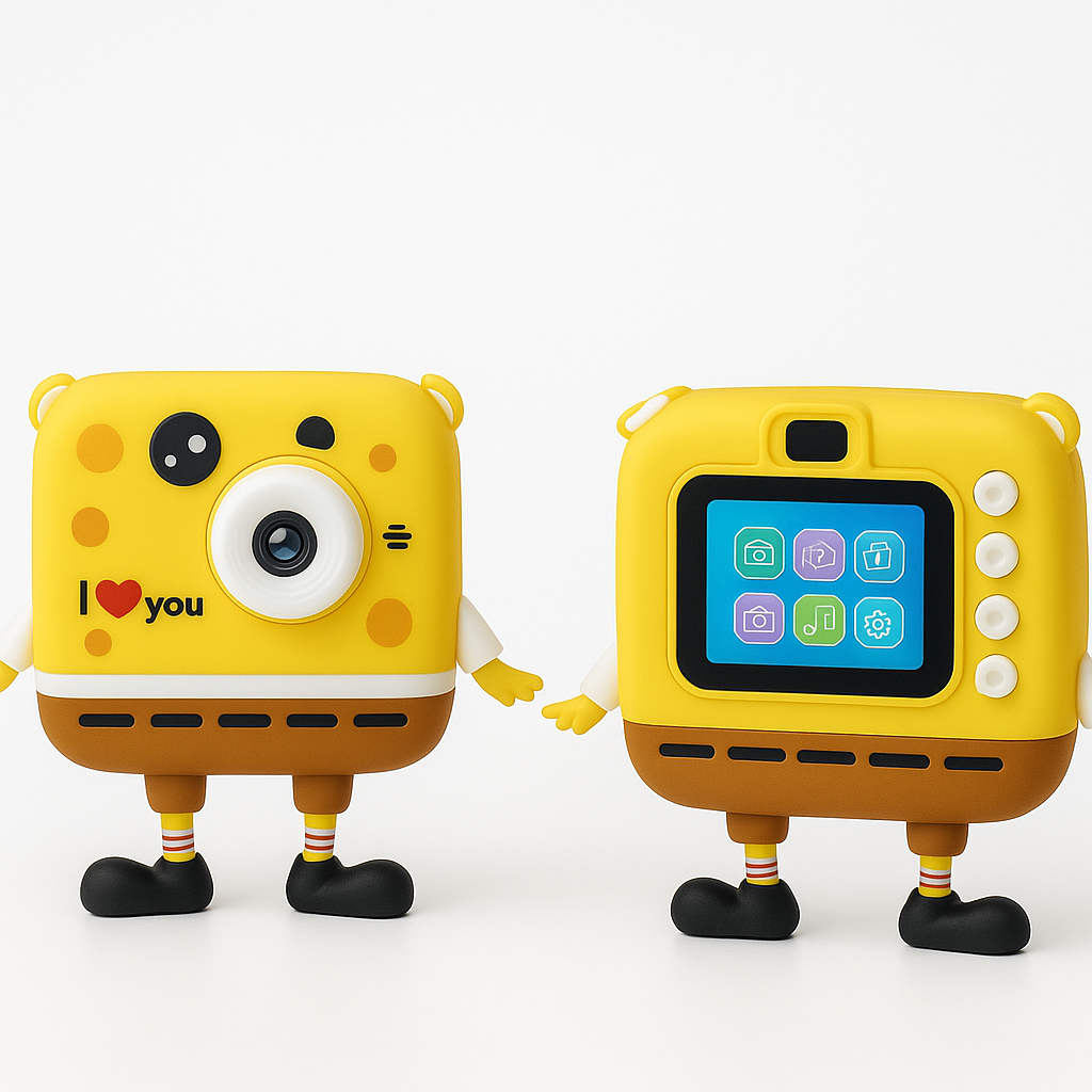 מצלמה דיגיטלית לילדים בובספוג - הסוד מתנות