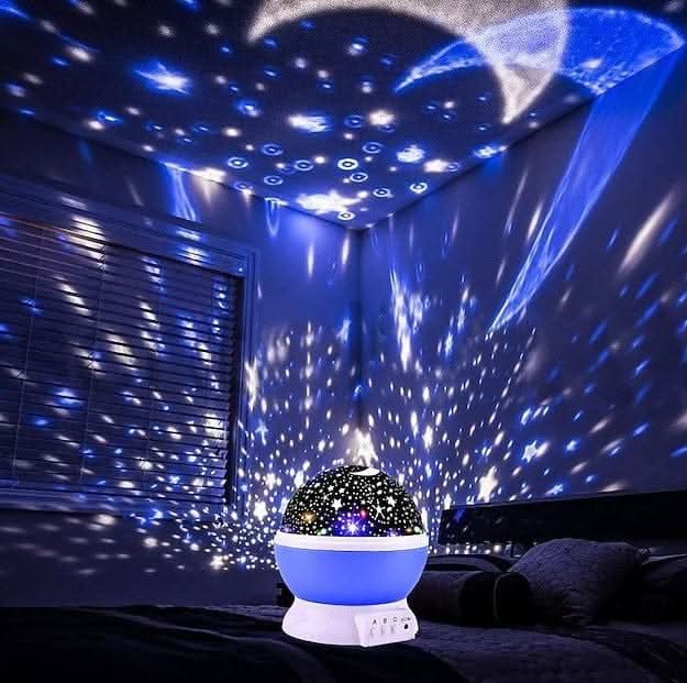 מנורת מקרן כוכבים וגלקסיה