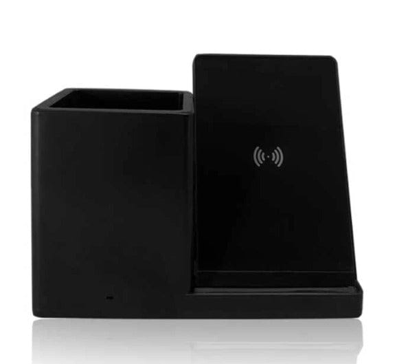 שחור חלק / ללא מארז מעמד עטים כולל מטען BAMBOO