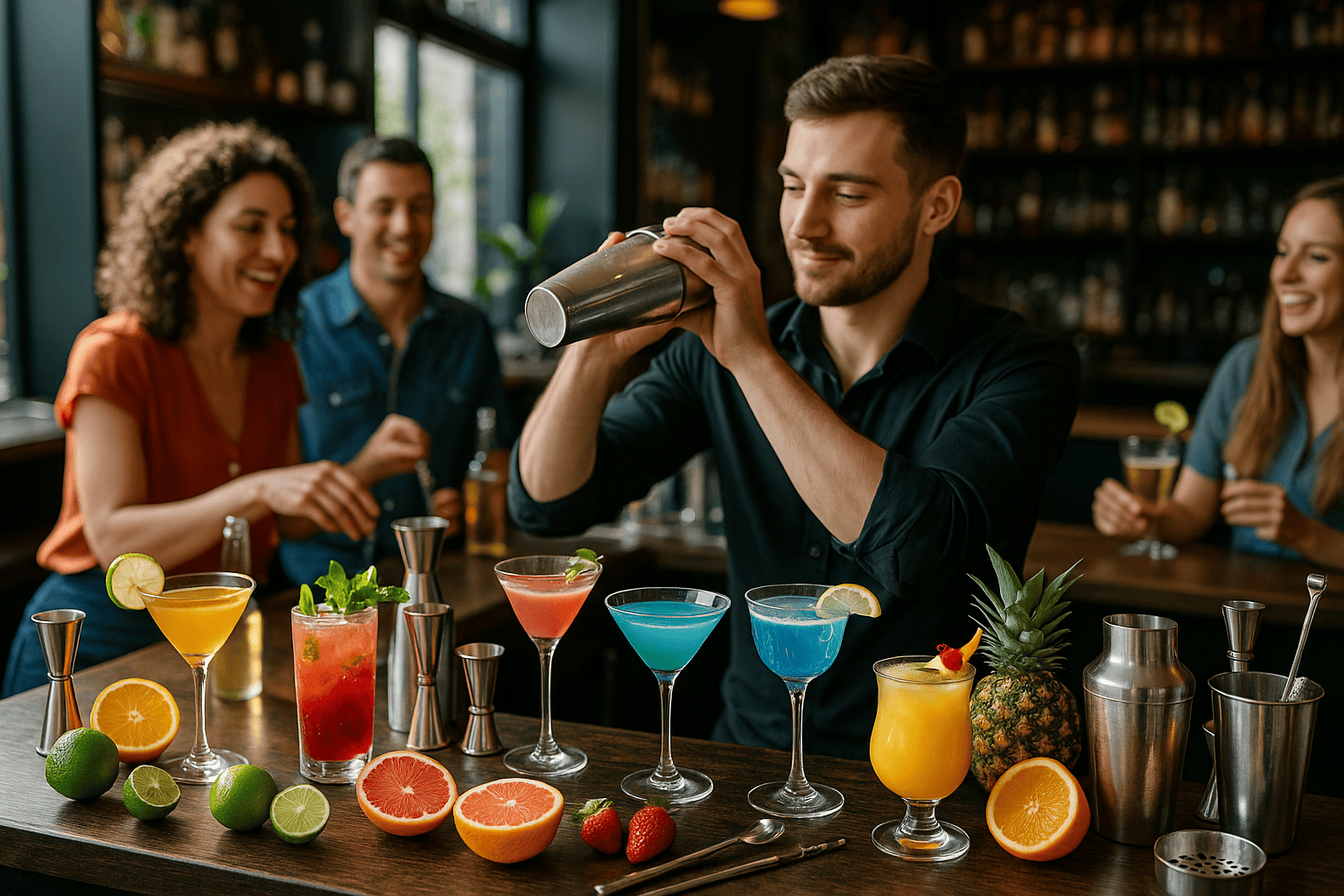 סדנת קוקטיילים - אמנות הברמנות