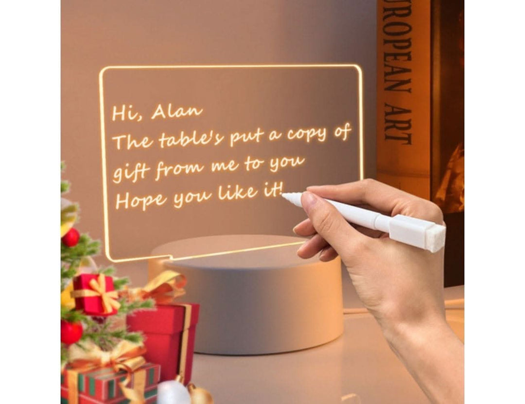 מלבן לוח הערות LED