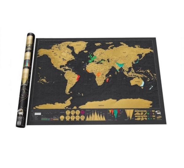 מפת עולם לגירוד