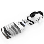 משקפי מציאות מדומה כולל שלט