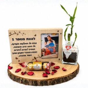 מ