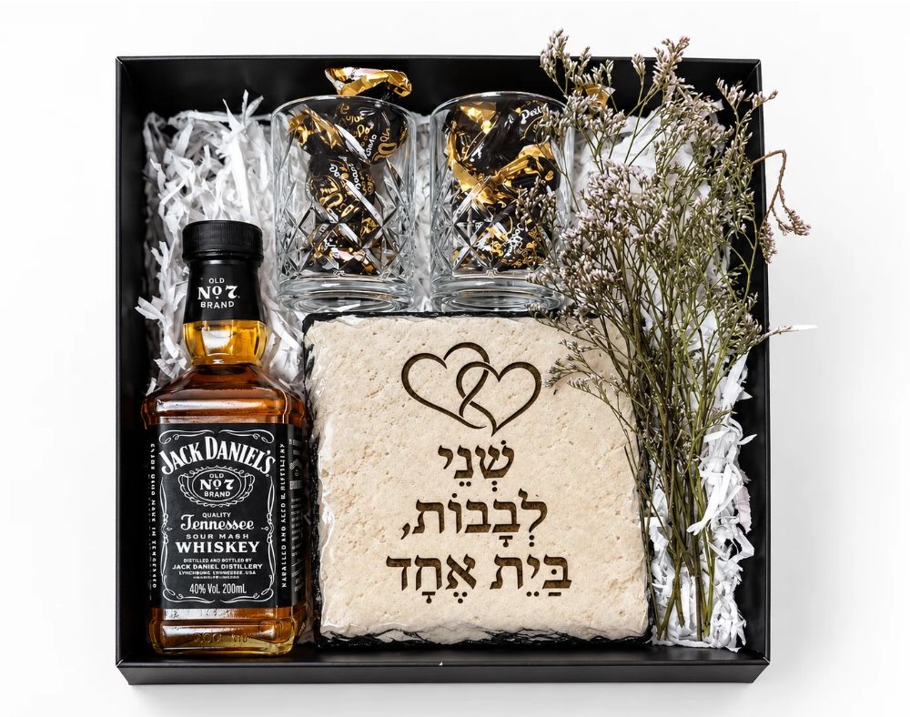 מארז ג'ק ובלוק בזלת - מארזי אבני ברכה
